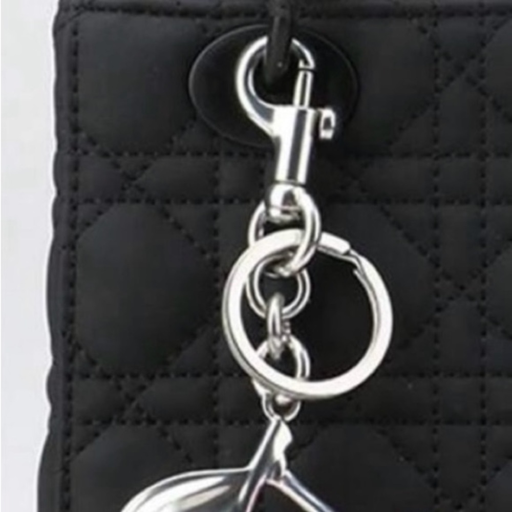 Blue Cherry Silver Keychain - Picture 3 of 6